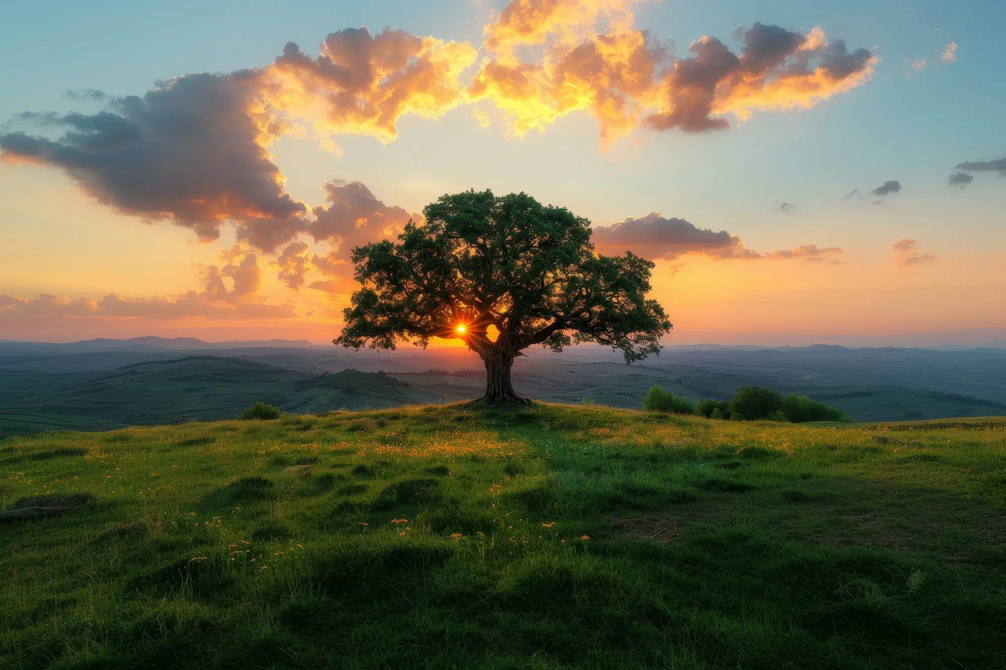 Tree at the hill